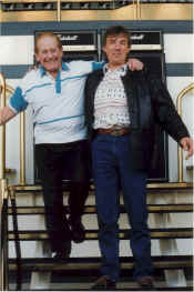 With Jim Marshall at the factory, 13-09-95