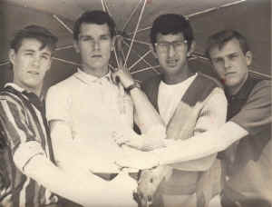 The Regents, '65 - L to R: Nick Simper, Buddy Britten, Roger Truth, Unknown (stand in for Tony Richards)